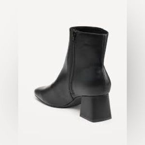 Old Navy Leather Booties